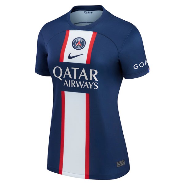 Camiseta Paris Saint Germain Mujer 2022-23 Azul